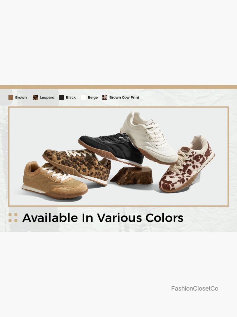 Women's Retro Fashion Sneakers Casual Thin Sole Anti-Slip Tennis Trainer - Picture 7 of 7